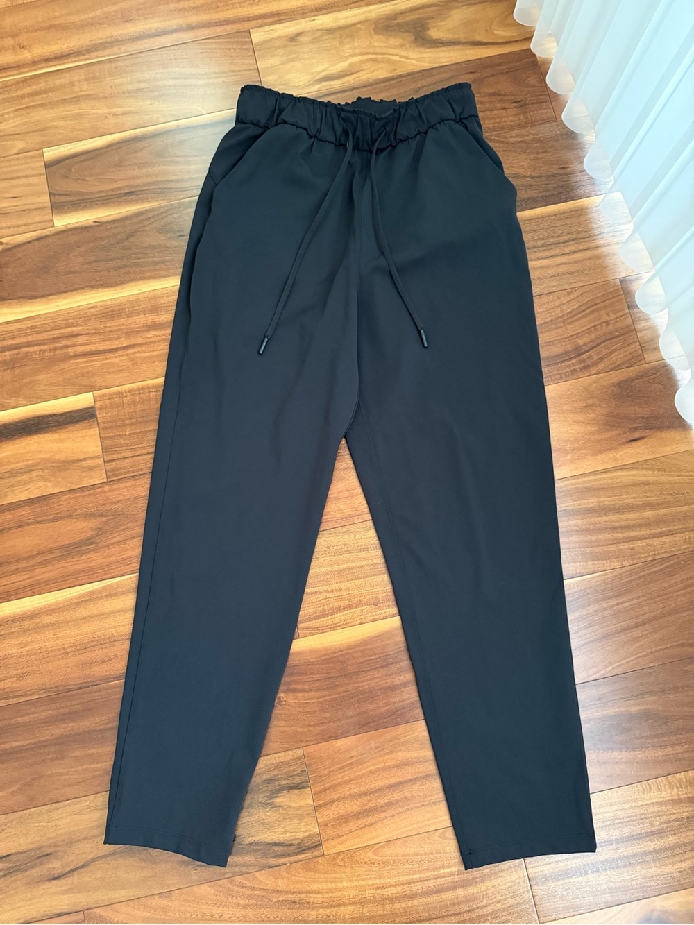 Lululemon Stretch High-Rise Jogger Full Length Black Size 6 Luxtreme